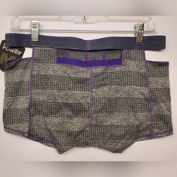 Male Boxer Brief Large 36/38 Gray Purple by Male Power - Picture 2 of 4